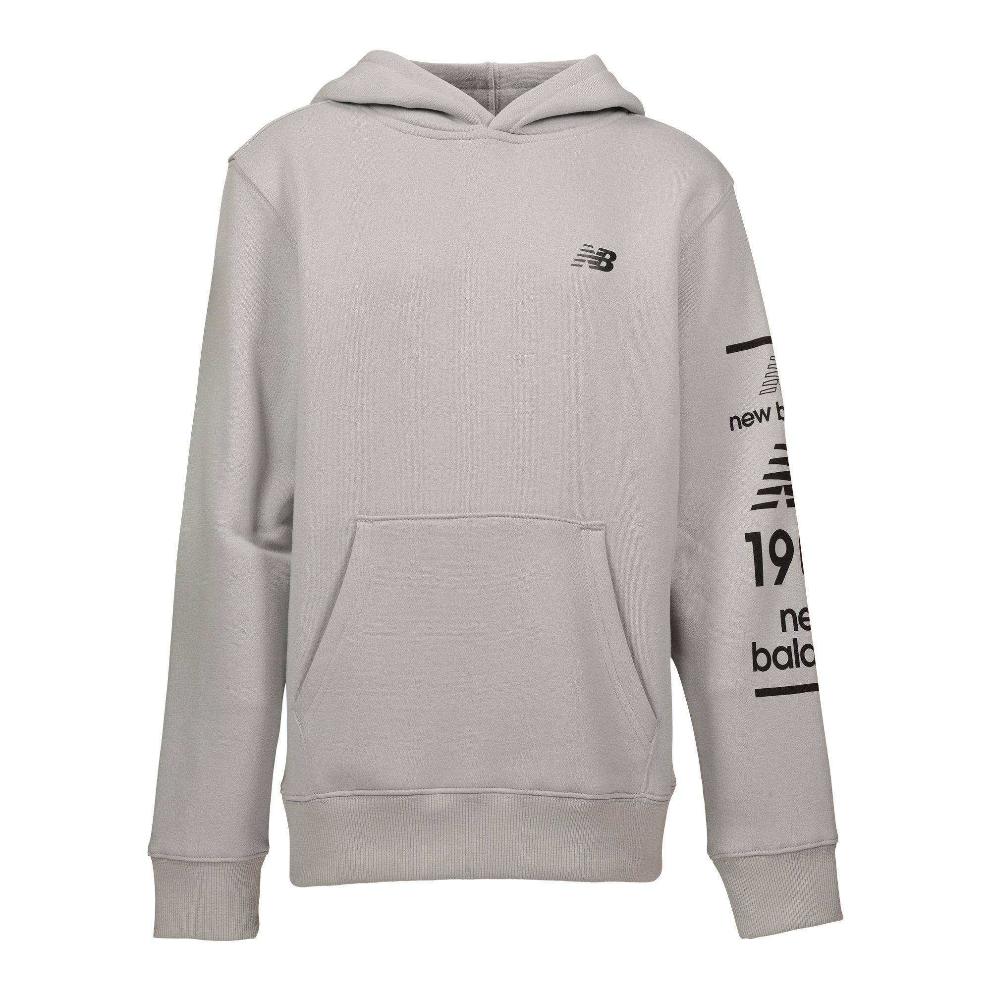 New Balance Big Boys' Hoodie - Rain Cloud